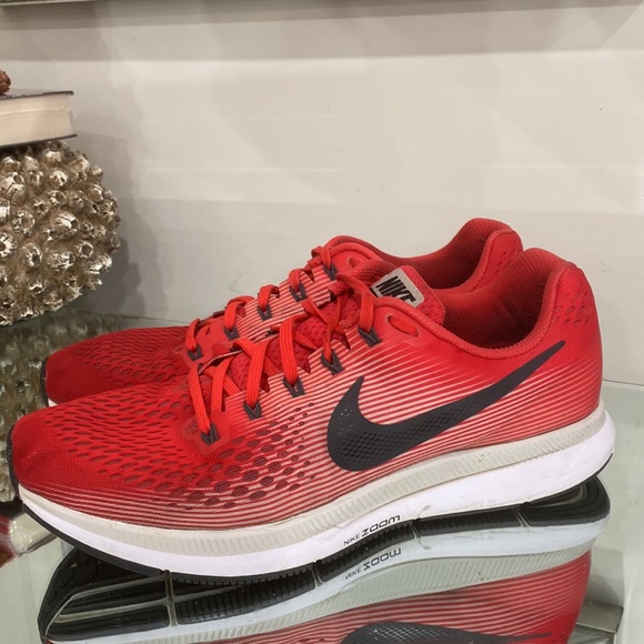Nike Air Zoom Pegasus 34 Speed Red Vast Running Shoes Size11 - Picture 9 of 14